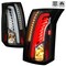 Spec-D Tuning 03-07 Cadillac Cts LED Tail Lights Black LT-CTS03JMLED-TM - alternate 1